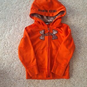Under Armour Kids Orange Hoodie
